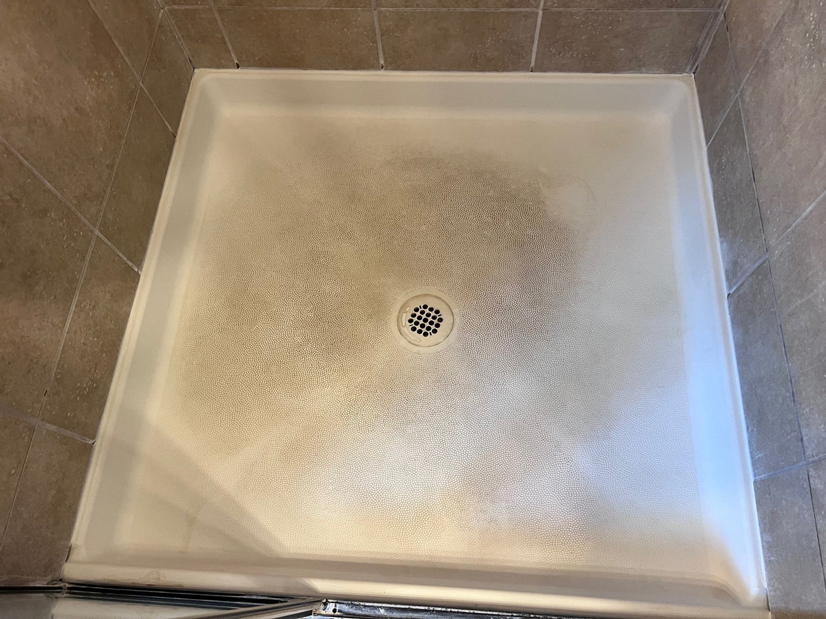 Before bathtub refinishing