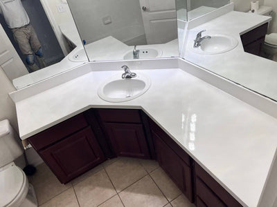 Sink with countertop
