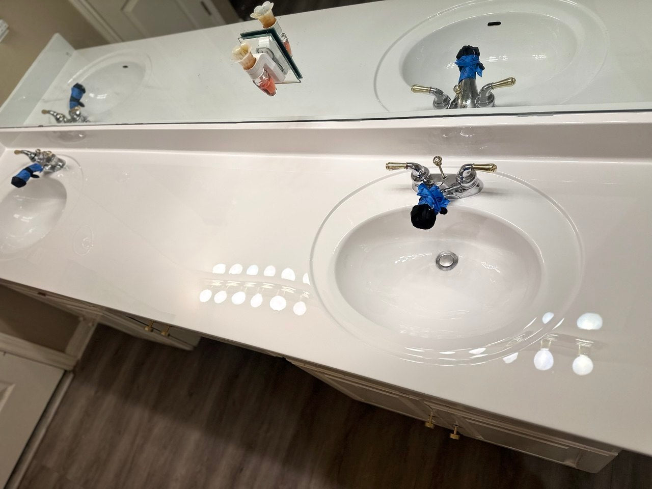 Sink with countertop