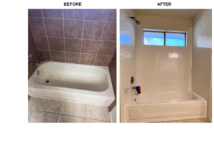 bathtub refinishing with tile